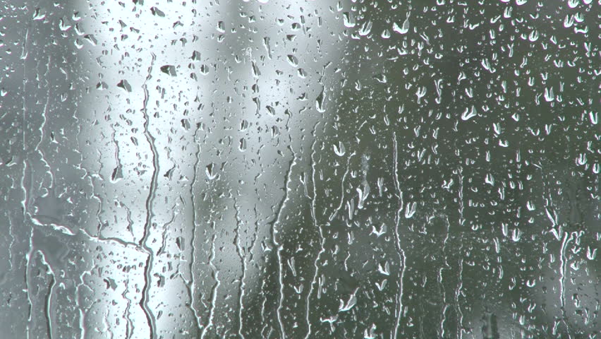 Rain Drops On Glass Stock Footage Video 4301390 | Shutterstock