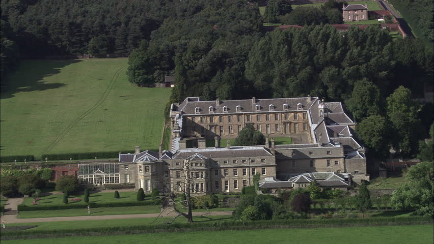 AERIAL United Kingdom-Worksop Manor 2005: Worksop Manor C/U Circling ...