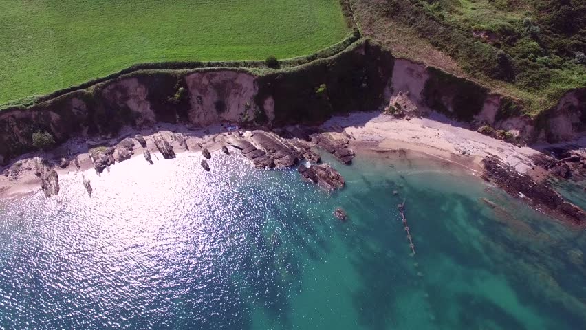Graball bay beach, Crosshaven, Co Cork, Ireland off Camden Fort