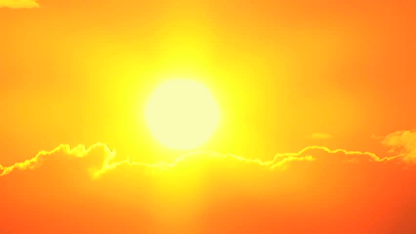 Cartoon Sun, Clouds And Blue Sky Stock Footage Video 1747219 | Shutterstock