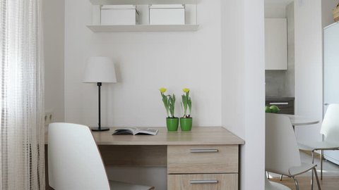 4k Interior Of Modern Apartment Stock Footage Video 100 Royalty