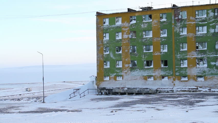 Block Of Flats In Siberia Stockvideos Filmmaterial 100