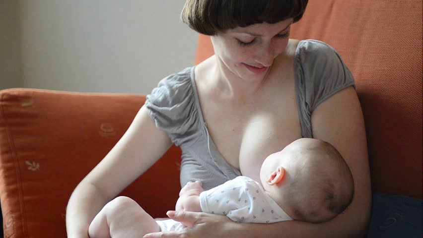 852px x 480px - Young Beautiful Mother Breastfeeding Her Stock Footage Video (100%  Royalty-free) 2532203 | Shutterstock