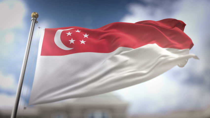 Singapore Flag Loop 3 Stock Footage Video 1372066 | Shutterstock