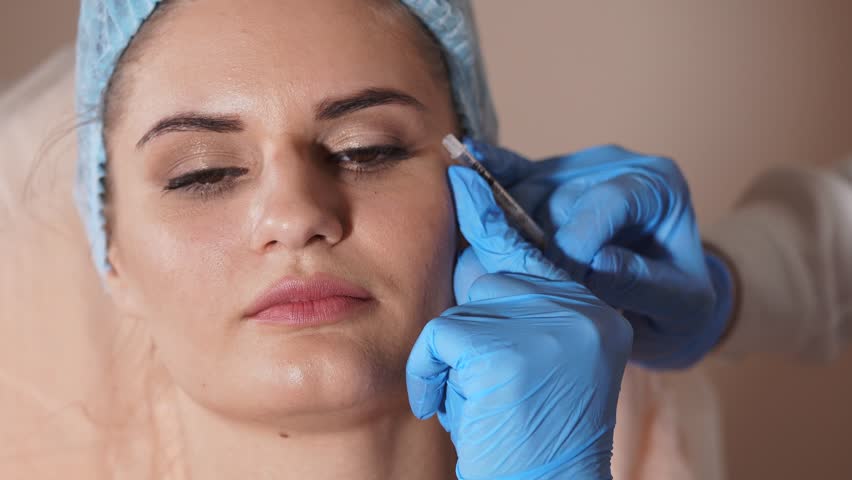 Face injection. Face injection