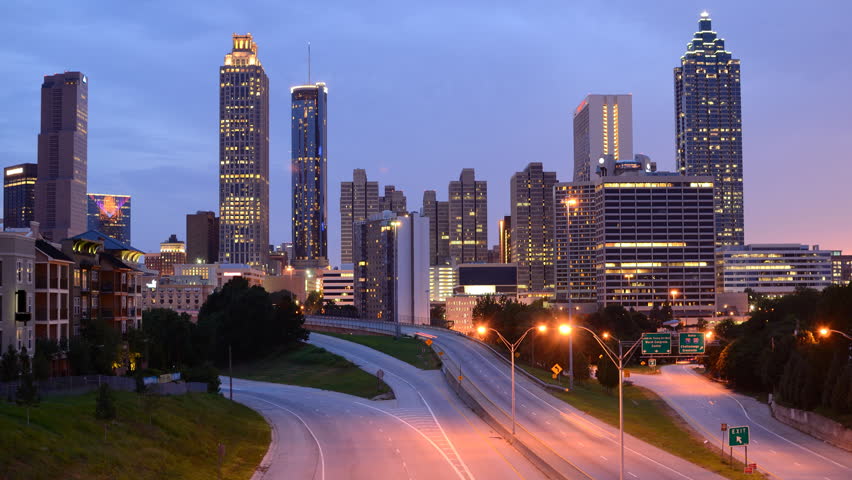  Atlanta  Georgia USA Skyline Stock Footage Video 2619476 