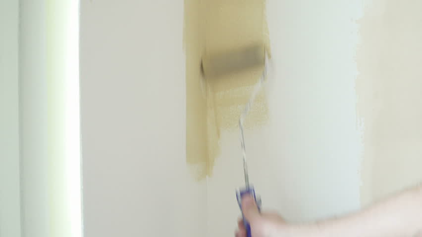 Paint A Wall Corner With Stock Footage Video 100 Royalty Free 26322653 Shutterstock