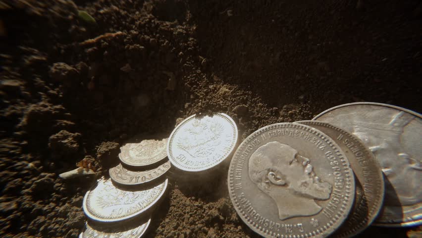 Collectoin Of Old Russian Coins Stock Footage Video 100 Royalty Collectoin Of Old Russian Coins X V I Centuries