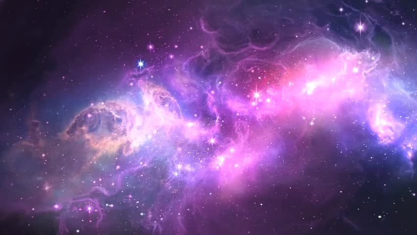 Space Galaxy And Stars Background Stock Footage Video 