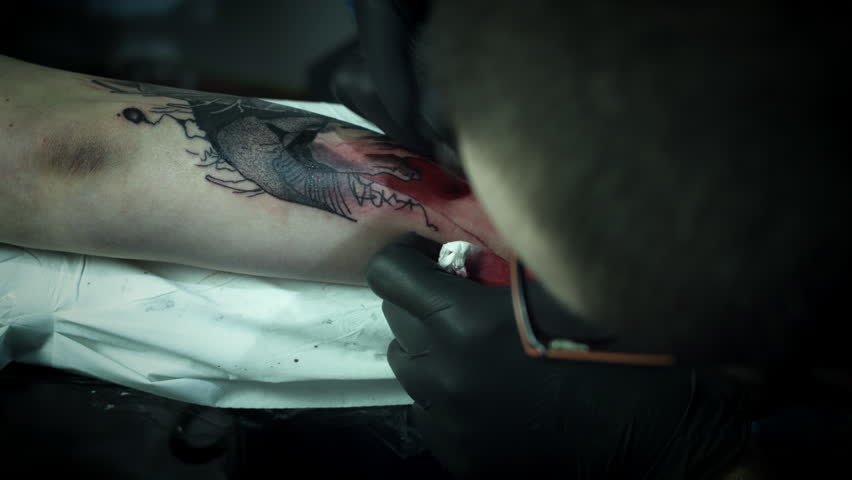 close up of tattoo pattern master tattoo in medical sterile close up of tattoo pattern master tattoo in medical sterile