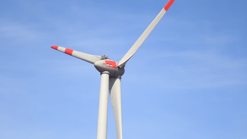 Close Up Of Wind Turbine Propeller Blades... Stock Footage Video ...