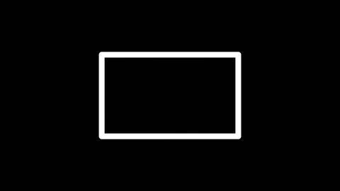 Several Animations White Rectangle On Black Stock Footage Video (100%  Royalty-free) 27783793 | Shutterstock