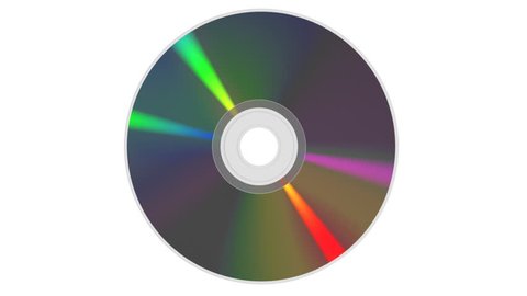 Cd Dvd On White Background Alpha Stock Footage Video (100% Royalty-free)  2813653 | Shutterstock