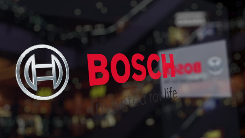 Robert Bosch Gmbh Logo On Stock Footage Video 100 Royalty Free