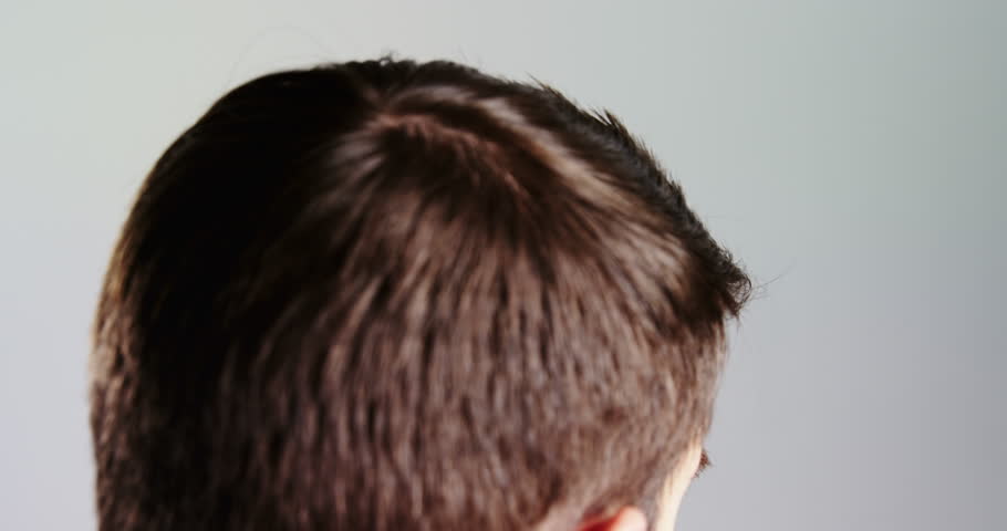 Header of androgynous