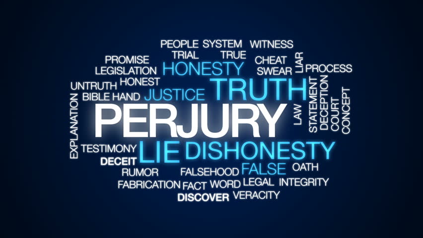 Header of perjury