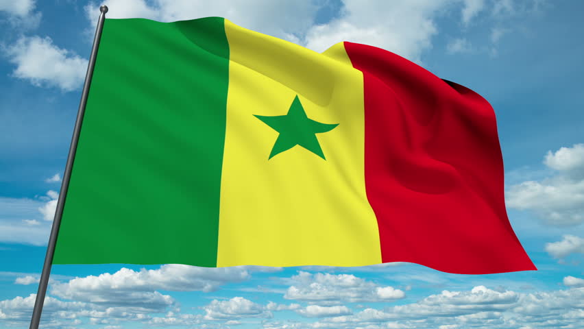 Download Senegal Flag Waving Against Time-lapse Stock Footage Video (100% Royalty-free) 3057493 ...