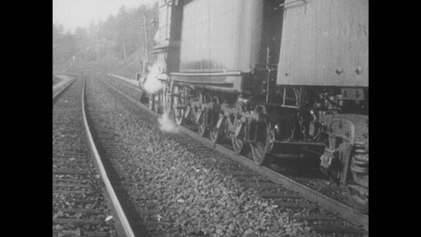 1900s: United States: Train Engine Stock Footage Video (100% Royalty ...