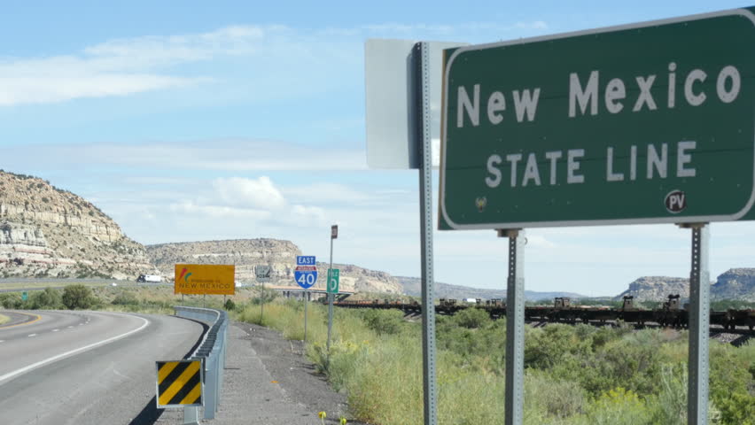 Arizona State Line Sign Stock Video Footage - 4K and HD Video Clips ...