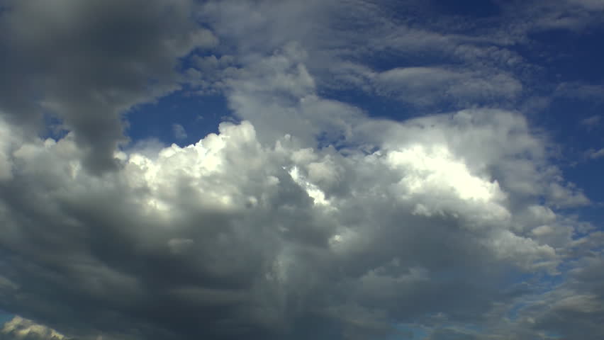 Time Lapse, Storm Clouds Lift, Stock Footage Video (100% Royalty-free ...