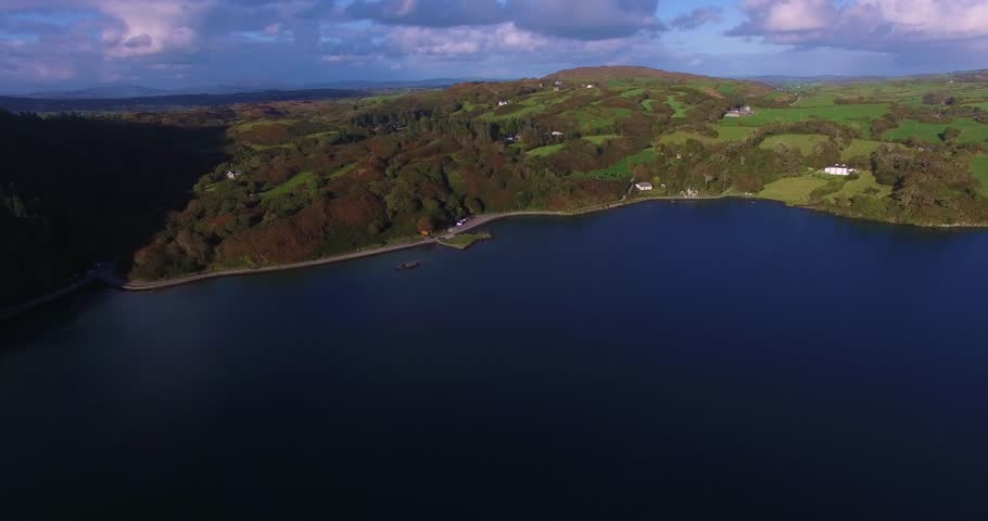 Lough Hyne, West Cork, Ireland. Luminous plankton to be seen here at night.