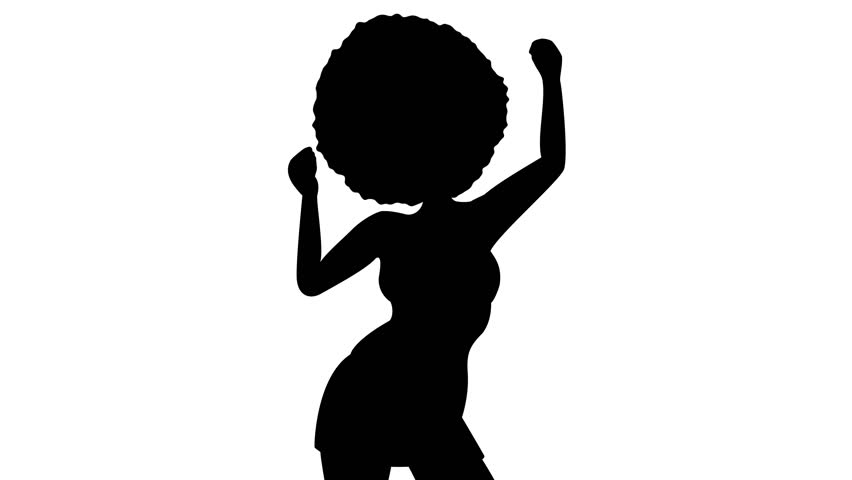 Dancing Girls Animation Two Women Dancing In Front Of Black Background