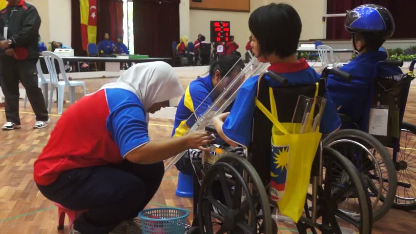 Header of boccia