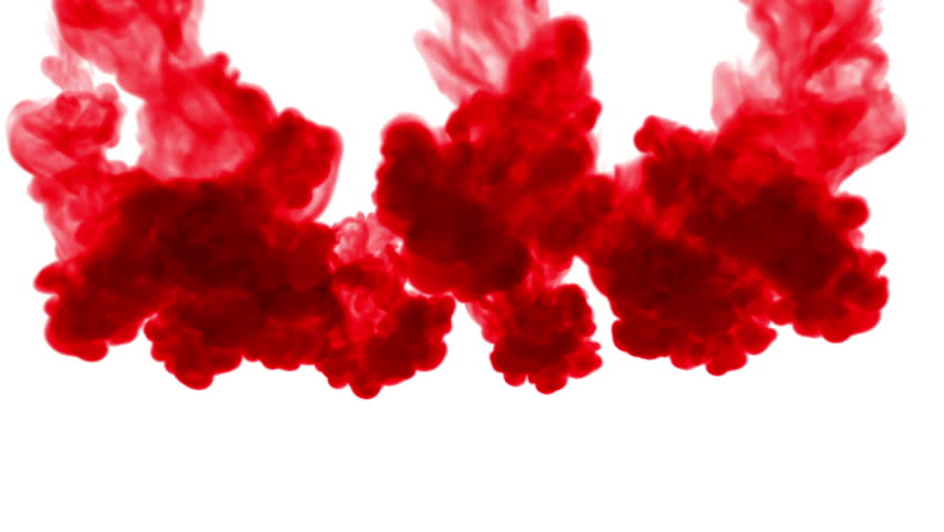 Computer Rendered Simulation Red Smoke With Alpha-Channel Stock Footage ...