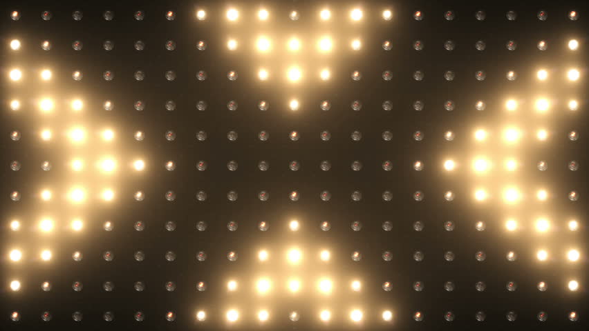 Vj Lights Flashing Spotlight Wall Stock Footage Video 100