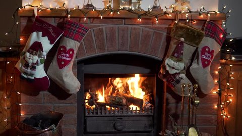 Yule Log Stock Video Footage 4k And Hd Video Clips Shutterstock