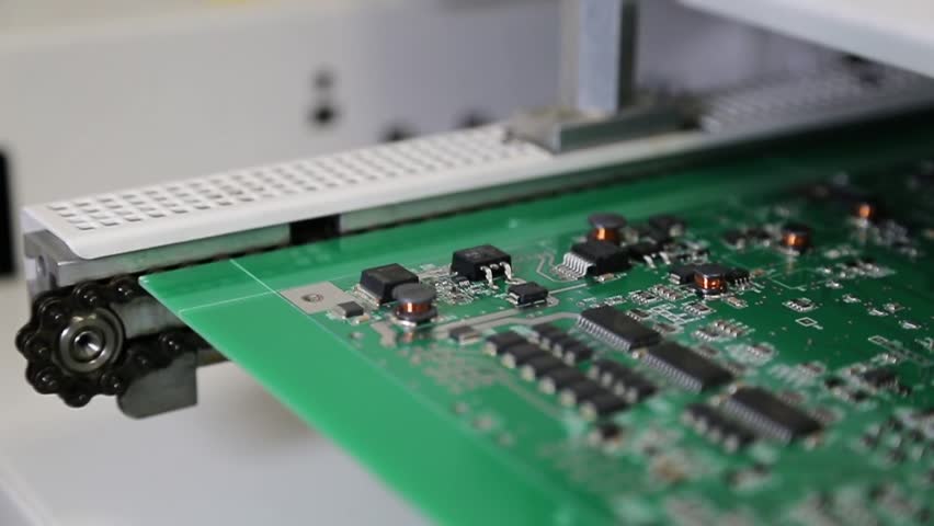  PCB  Printed Circuit  Board Electronic Circuit  Chip Stock 