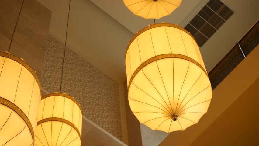 Paper Lanterns Hanging From The Stock Footage Video 100 Royalty