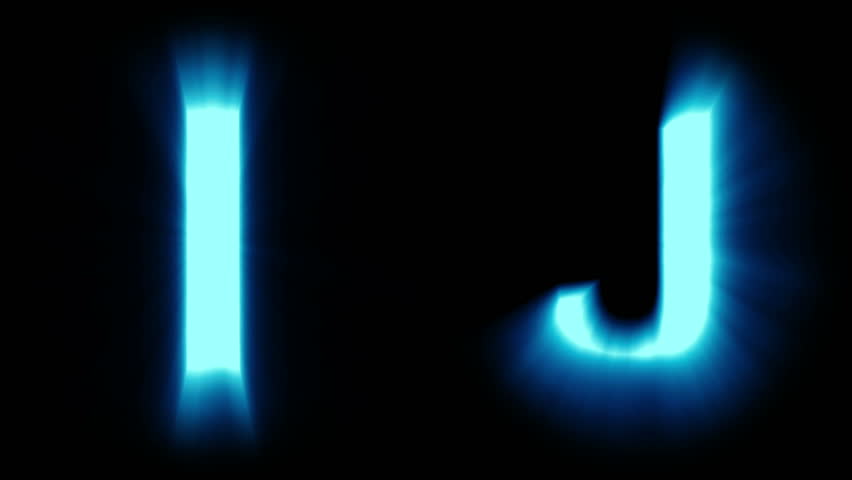 Blue Fire And Smoke Stock Footage 771421 Shutterstock Light Letters I And J Cold Blue Flickering Shimmering Animation Loop Isolated