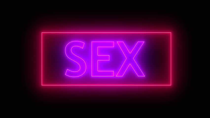 Neon Sex Sign 3d Rendering Stock Footage Video 100 Royalty Free 34209823 Shutterstock