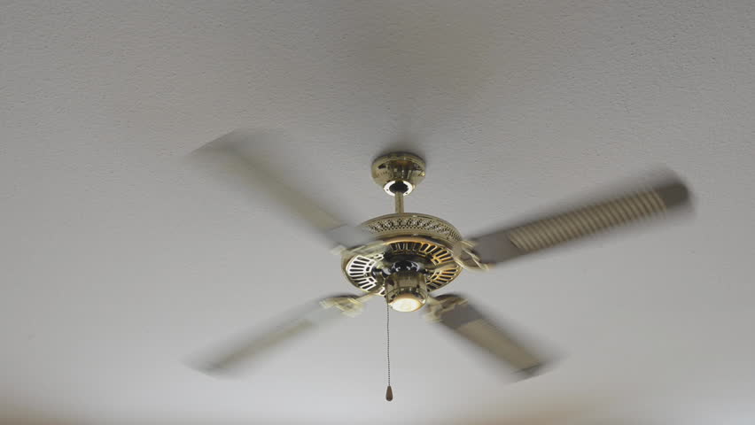 Ceiling Fan Running Fast Stock Footage Video 239542 Shutterstock Electric Fan On Ceiling Is Rotating Hd Stock Footage Clip