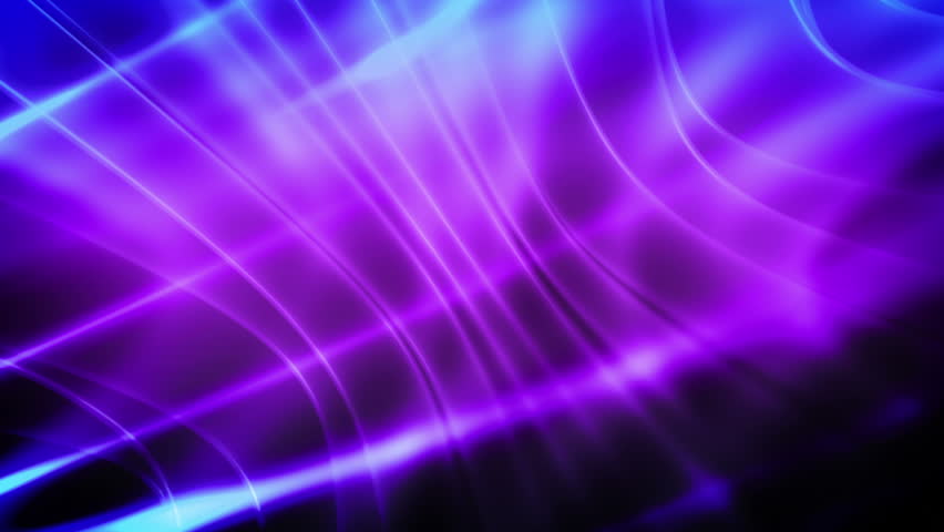 Abstract Neon Purple Background Fractal Lines Loop Stock Footage Video