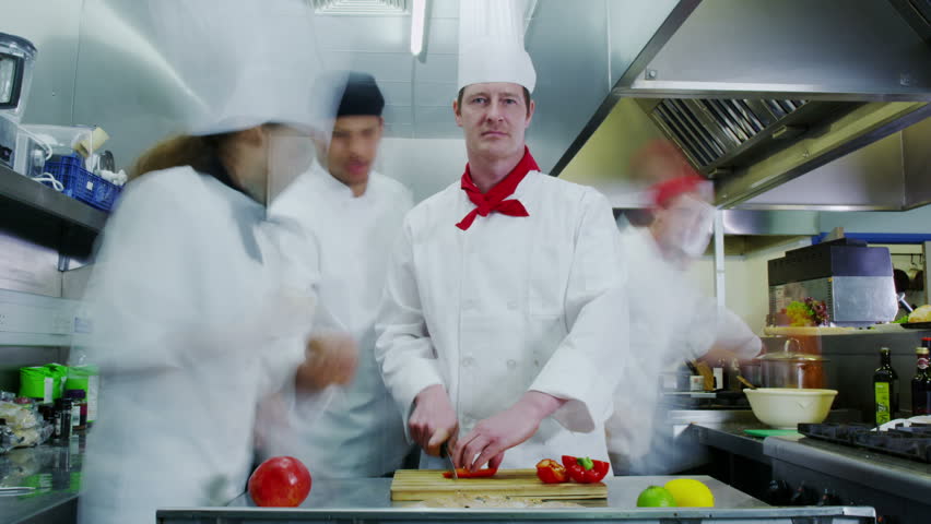 Busy Restaurant Kitchen Busy Restaurant Kitchen