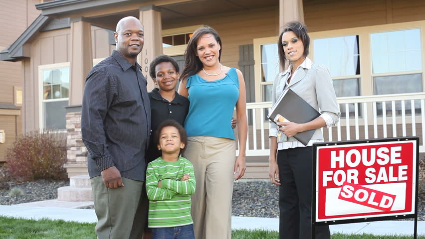 Happy African American Family Buy A House Stock Footage Video 4681349