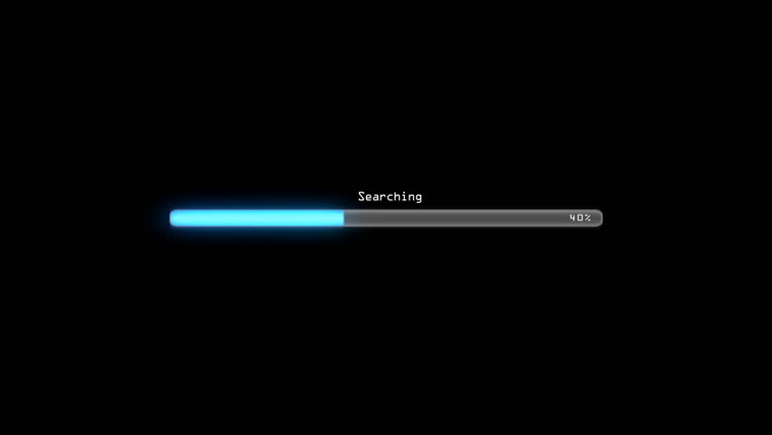 Loading Bar Animation On Black Screen Stock Footage Video 5428349 ...