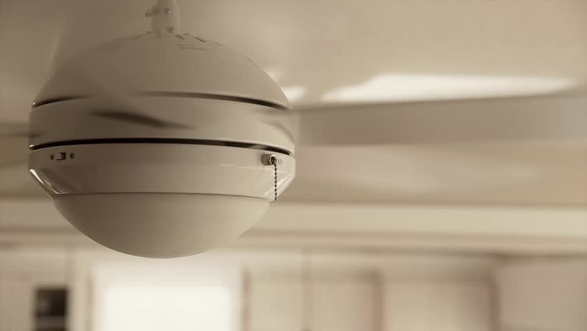 A House Ceiling Fan On The Rotating Stock Footage Video A Ceiling Fan Inside Home Hd Stock Footage Clip