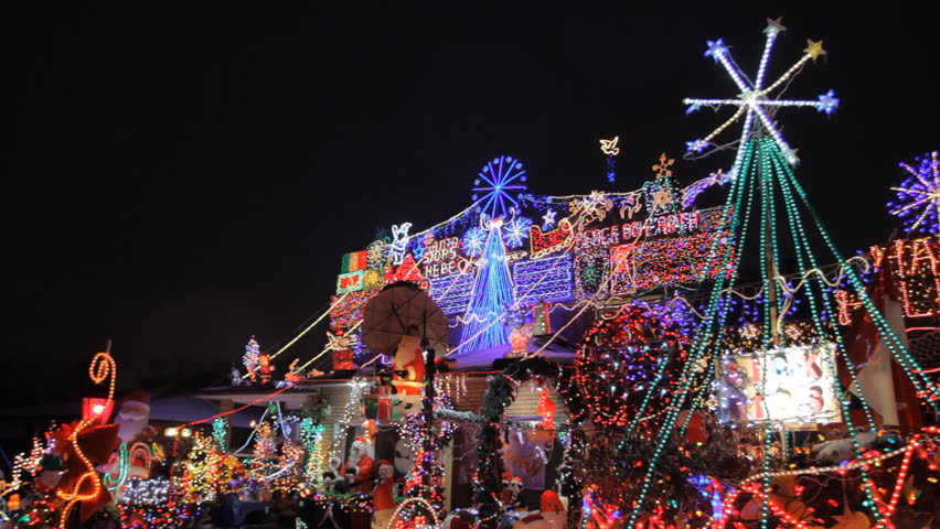 TORONTO - DECEMBER 26. Best Decorated House With Christmas Lights In ...