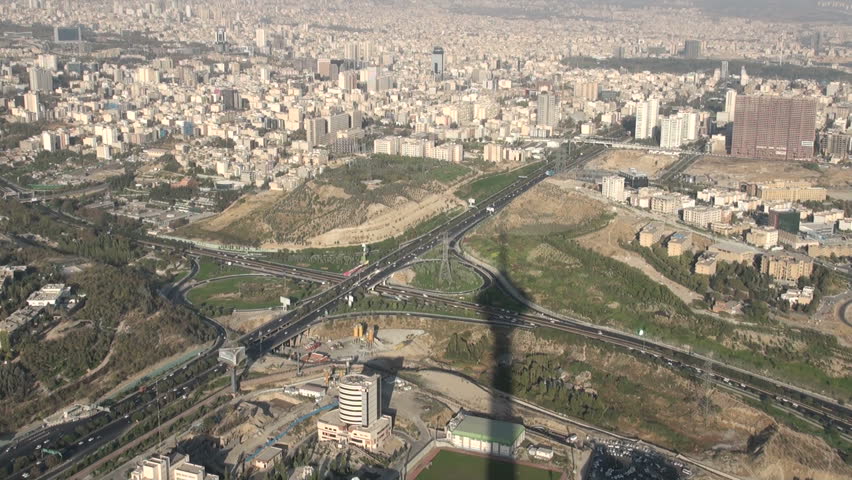 TEHRAN, IRAN - 18 OCTOBER 2013: The Skyline Of Tehran, And A Major ...