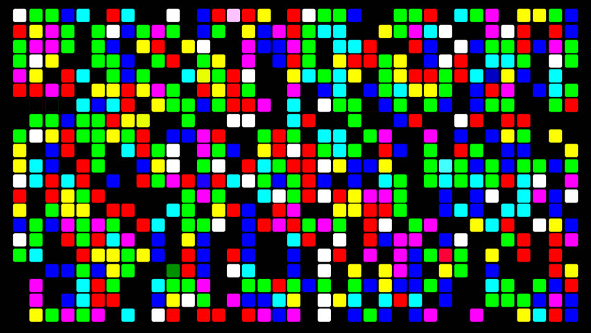 Colorfull Pixels with Random Colors, Stock Footage Video (100% Royalty ...