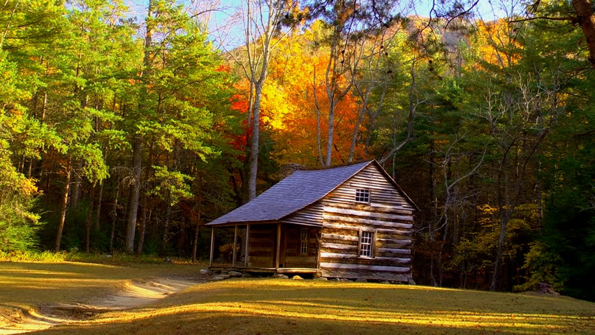 A Historic Cabin In Cades Stock Footage Video 100 Royalty Free