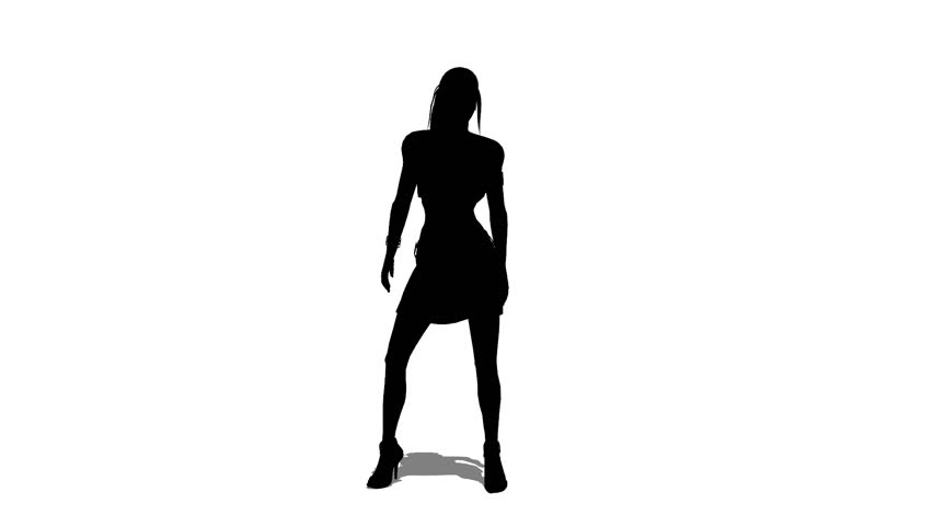 Silhouette Of Woman Walking Stock Footage Video 3004921 | Shutterstock