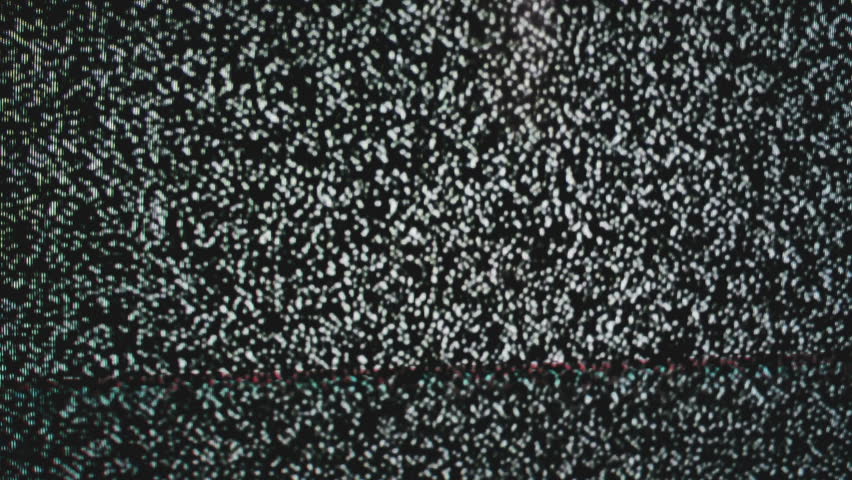 Broken Tv Tv Static Noise As Background 1920x1080 Full Hd Footage