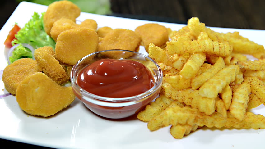 Image result for nuggets with fries