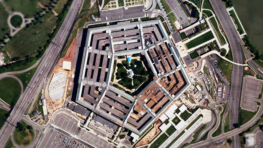 Satellite Zoom Into U.s. Pentagon Stock Footage Video (100 ...