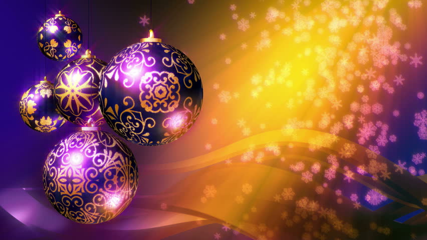 christmas background loop rotating christmas decorations and falling snowflakes purple gold and pink - Purple And Gold Christmas Decorations christmas background loop rotating christmas decorations and falling snowflakes purple gold and pink - Purple And Gold Christmas Decorations