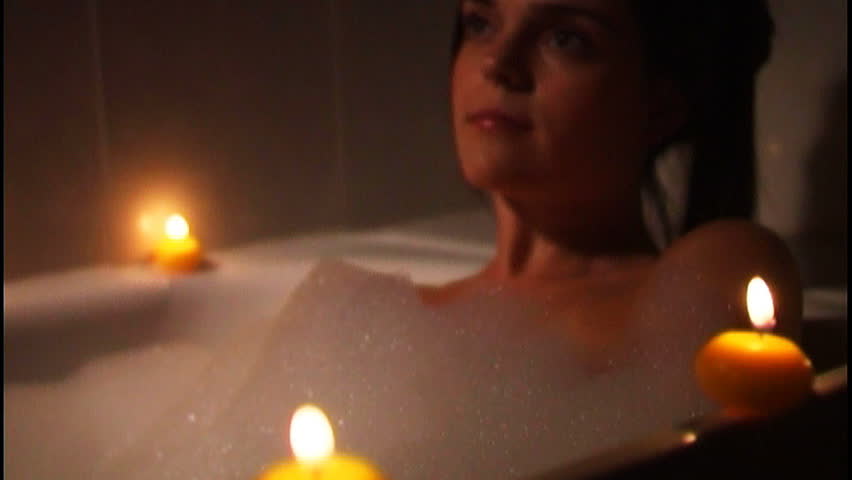 Milf candlelight bath, anal pornstar o